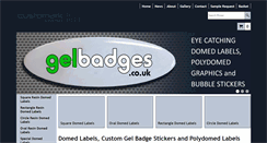 Desktop Screenshot of gelbadges.co.uk